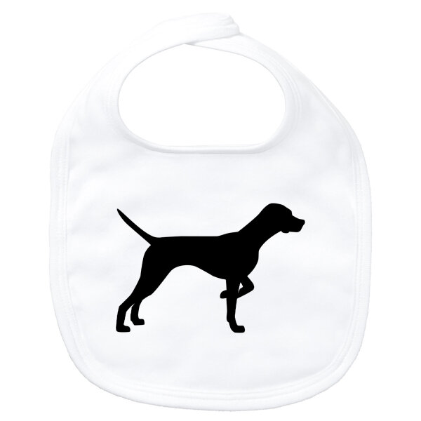 Baby Lätzchen English Pointer Silhouette