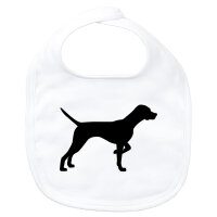Baby Lätzchen English Pointer Silhouette