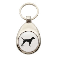Schlüsselanhänger English Pointer Silhouette