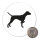 Magnet English Pointer Silhouette 59mm Kühlschrankmagnet Flaschenöffner
