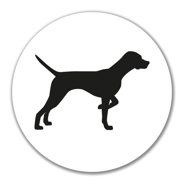 Aufkleber English Pointer Silhouette 10cm Sticker