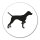 Aufkleber English Pointer Silhouette 10cm Sticker