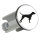 Waschbeckenstöpsel English Pointer Silhouette 4cm Abflussstopfen