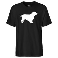 Herren T-Shirt English Cocker Spaniel Silhouette...