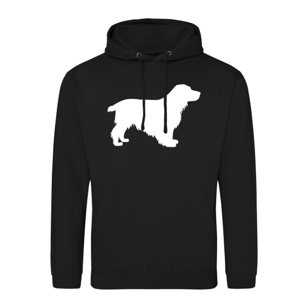 Unisex Hoodie English Cocker Spaniel Silhouette Größe S-3XL