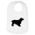 Lätzchen English Cocker Spaniel Silhouette, doppellagig