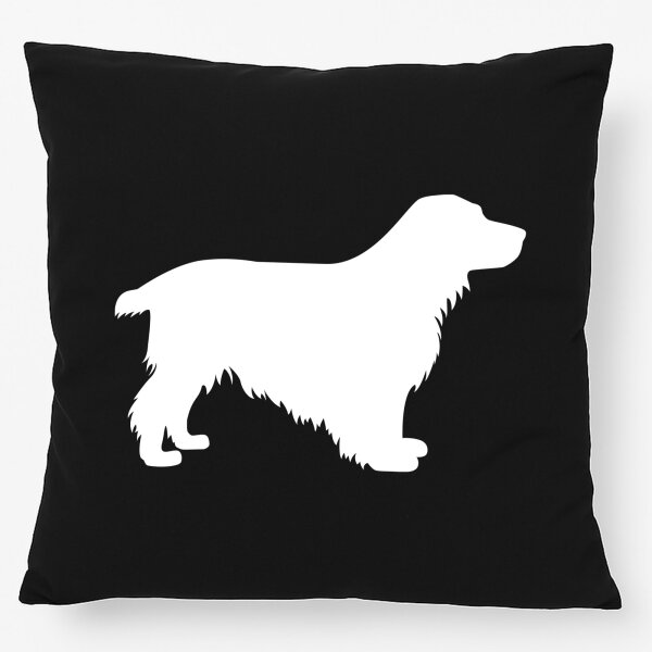 Kissen English Cocker Spaniel Silhouette 40x40cm