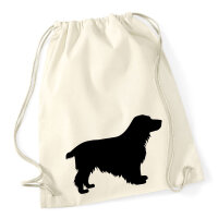 Turnbeutel English Cocker Spaniel Silhouette 12 Liter