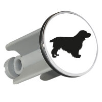 Waschbeckenstöpsel English Cocker Spaniel Silhouette...