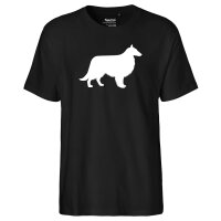 Herren T-Shirt Collie Sheltie Silhouette Größe...