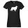 Damen T-Shirt Collie Sheltie Silhouette Größe XS-XXL