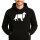 Unisex Hoodie Collie Sheltie Silhouette Größe S-3XL