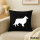 Kissen Collie Sheltie Silhouette 40x40cm