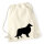 Turnbeutel Collie Sheltie Silhouette 12 Liter