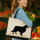 Jutetasche Collie Sheltie Silhouette 21 Liter Black