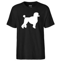 Herren T-Shirt Pudel Silhouette Größe S-3XL