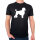 Herren T-Shirt Pudel Silhouette Größe S-3XL