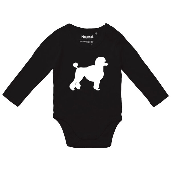 Baby Body Pudel Silhouette Größe 62-80