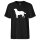 Herren T-Shirt Labrador Retriever Silhouette Größe S-3XL