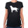Damen T-Shirt Labrador Retriever Silhouette Größe XS-XXL
