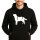 Unisex Hoodie Labrador Retriever Silhouette Größe S-3XL