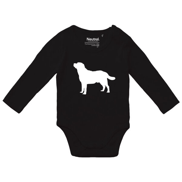 Baby Body Labrador Retriever Silhouette Größe 62-80