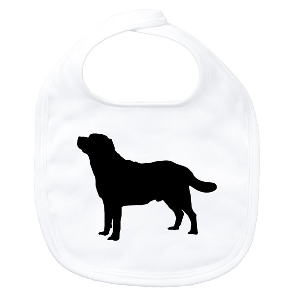 Baby Lätzchen Labrador Retriever Silhouette