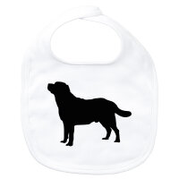 Baby Lätzchen Labrador Retriever Silhouette...