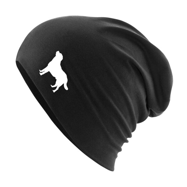 Beanie Labrador Retriever Silhouette Black