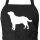 Schürze Labrador Retriever Silhouette