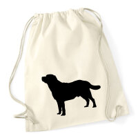 Turnbeutel Labrador Retriever Silhouette 12 Liter