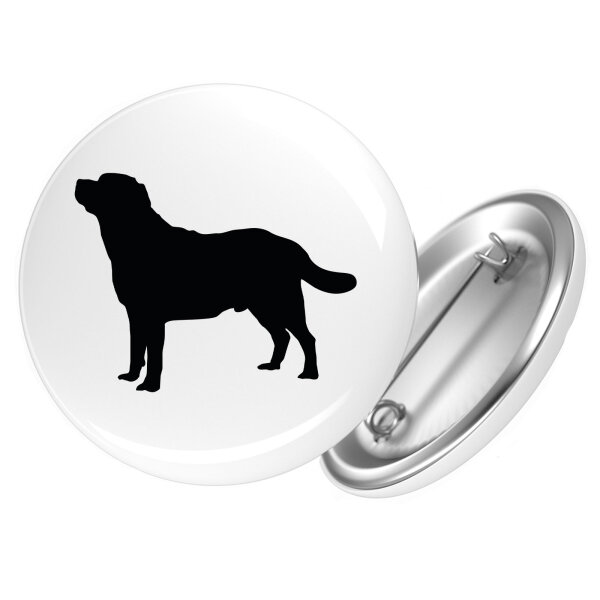 Button Labrador Retriever Silhouette