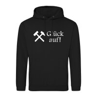Unisex Hoodie Glück auf! Ruhrpott Größe...