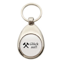 Schlüsselanhänger Glück auf! Ruhrpott