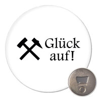 Magnet Glück auf! Ruhrpott 59mm Kühlschrankmagnet Flaschenöffner