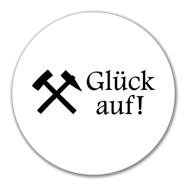 Aufkleber Glück auf! Ruhrpott 10cm Sticker