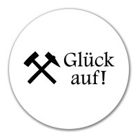 Aufkleber Glück auf! Ruhrpott 10cm Sticker