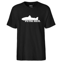 Herren T-Shirt Petri Heil Fischergruß...