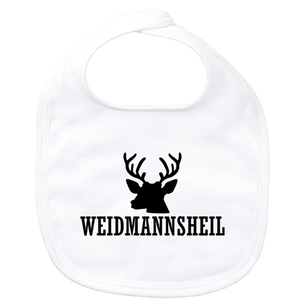 Baby Lätzchen Weidmannsheil Hirsch Jägergruß