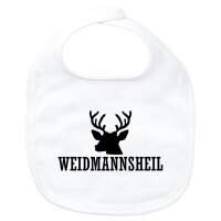 Baby Lätzchen Weidmannsheil Hirsch Jägergruß