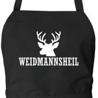 Schürze Weidmannsheil Hirsch Jägergruß