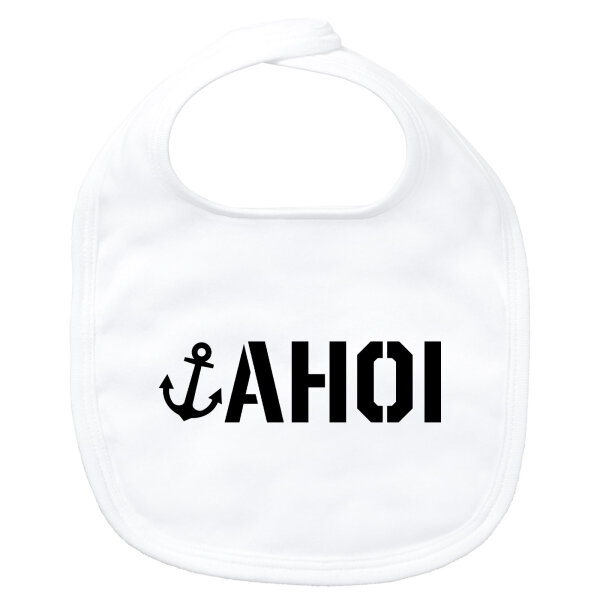 Baby Lätzchen Ahoi Anker Seemannsgruß