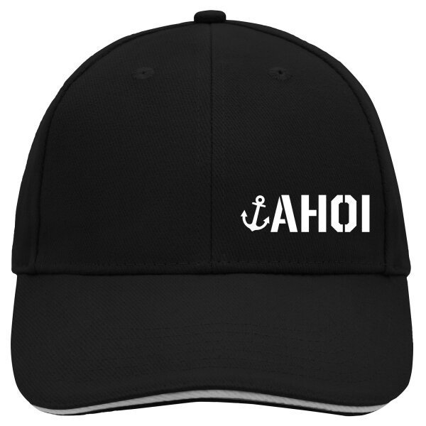 Cappy Mütze Ahoi Anker Seemannsgruß