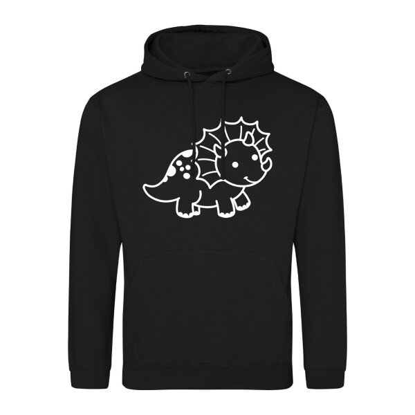 Unisex Hoodie Triceratops Dinosaurier Größe S-3XL
