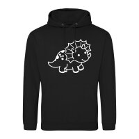 Unisex Hoodie Triceratops Dinosaurier Größe S-3XL