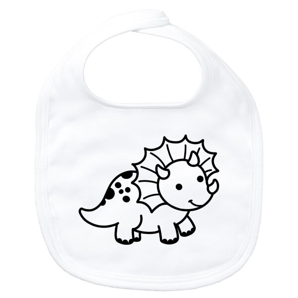 Baby Lätzchen Triceratops Dinosaurier