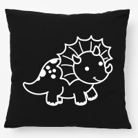 Kissen Triceratops Dinosaurier 40x40cm