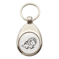 Schlüsselanhänger Triceratops Dinosaurier