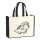 Jutetasche Triceratops Dinosaurier 21 Liter Black