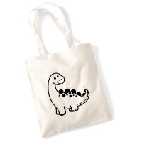 Jutebeutel Apatosaurus  Dinosaurier 10 Liter